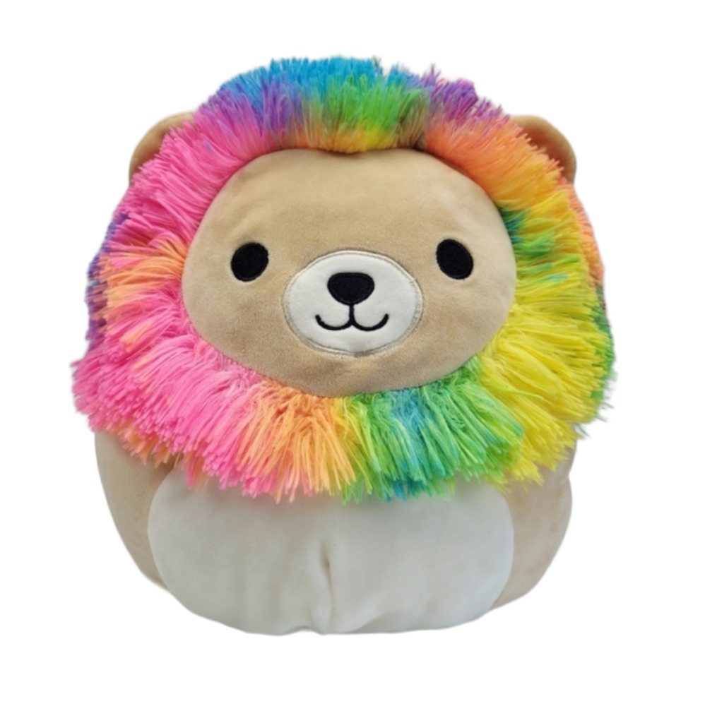 Squishmallow 12" Leonard The Rainbow Mane Lion Ultra Soft Stuffed Plush Animal